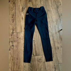 Black Snakeprint Lole Leggings (small)